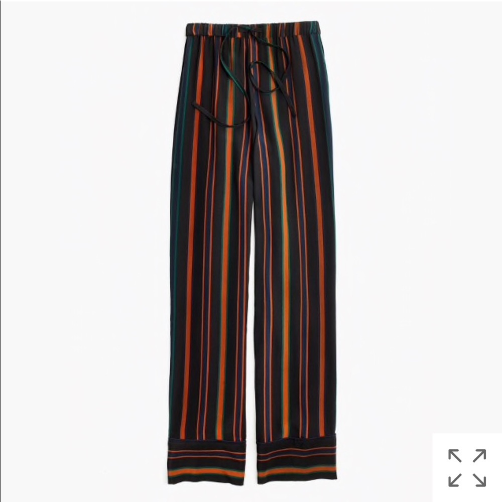 Madewell Pajama Trousers in Clermont Stripes